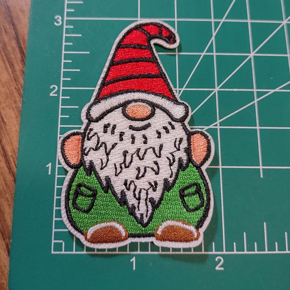 🆓 Free W/Purchase Festive Gnome Embroidered Patch
